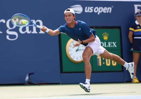 US OPEN 2026 28082026 N Z REI SAKAMOTO W TRAKCIE MECZU 3. RUNDY KWALIFIKACJI DO US OPEN MARCIN CHOLEWINSKI NEWSPIX.PL US OPEN 2026 28082026 REI SAKAMOTO DURING THE MATCH IN THIRD ROUND OF QUALIFICATION NEWSPIX.PL --- newspix.pl 