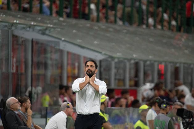 AC Milan V Venezia FC - Serie A 2026 27 Ruben Amorim during the Serie A match between AC Milan and Venezia FC at Stadio Giuseppe Meazza in Milan, Italy, on August 28, 2026. Milan Italy  Copyright: xFedericoxManonix originalFilename:manoni-acmilanv260828_nptHh.jpg