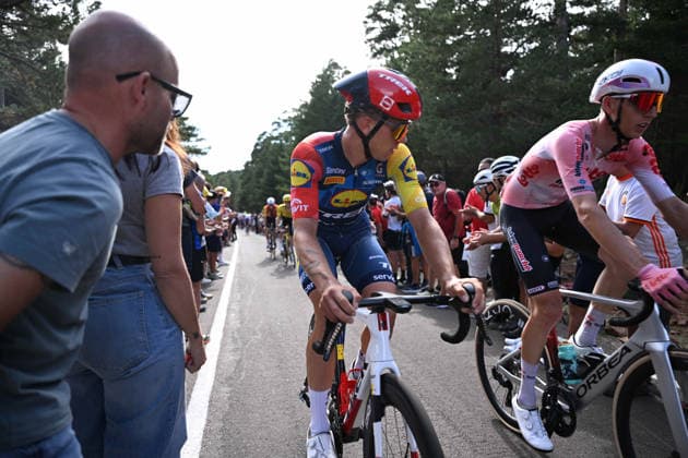 28-08-2026 Vuelta A Espana; Tappa 07 Vall D alba - Valdelinares; 2026, Lidl - Trek; 2026, Lotto - Intermarche; Nys, Thibau; Craps, Lars; Valdelinares; 