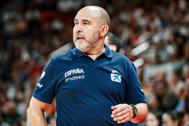 ESP: Spain - Portugal second Qualifying Window for the Qatar 2027 World Cup Chus Mateo head coach of spain during second qualifying phase for the 2027 World Cup Window between Spain v Portugal played at Principe Felipe stadium, Zaragoza on August 28, 2026 in Spain Zaragoza Spain Baloncesto Copyright: xAgenciaxLOFx