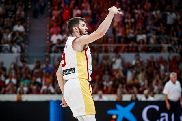 ESP: Spain - Portugal second Qualifying Window for the Qatar 2027 World Cup Dario Brizuela of Spain during second qualifying phase for the 2027 World Cup Window between Spain v Portugal played at Principe Felipe stadium, Zaragoza on August 28, 2026 in Spain Zaragoza Spain Baloncesto Copyright: xAgenciaxLOFx