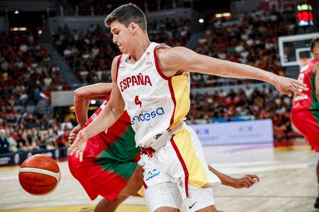 ESP: Spain - Portugal second Qualifying Window for the Qatar 2027 World Cup Jaime Pradilla of Spain during second qualifying phase for the 2027 World Cup Window between Spain v Portugal played at Principe Felipe stadium, Zaragoza on August 28, 2026 in Spain Zaragoza Spain Baloncesto Copyright: xAgenciaxLOFx