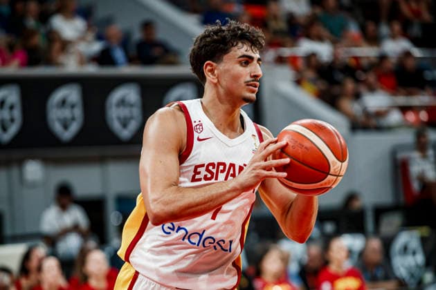 ESP: Spain - Portugal second Qualifying Window for the Qatar 2027 World Cup Alvaro Cardenas of Spain during second qualifying phase for the 2027 World Cup Window between Spain v Portugal played at Principe Felipe stadium, Zaragoza on August 28, 2026 in Spain Zaragoza Spain Baloncesto Copyright: xAgenciaxLOFx