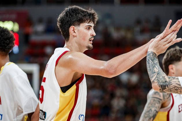 ESP: Spain - Portugal second Qualifying Window for the Qatar 2027 World Cup Aday Mara of Spain during second qualifying phase for the 2027 World Cup Window between Spain v Portugal played at Principe Felipe stadium, Zaragoza on August 28, 2026 in Spain Zaragoza Spain Baloncesto Copyright: xAgenciaxLOFx