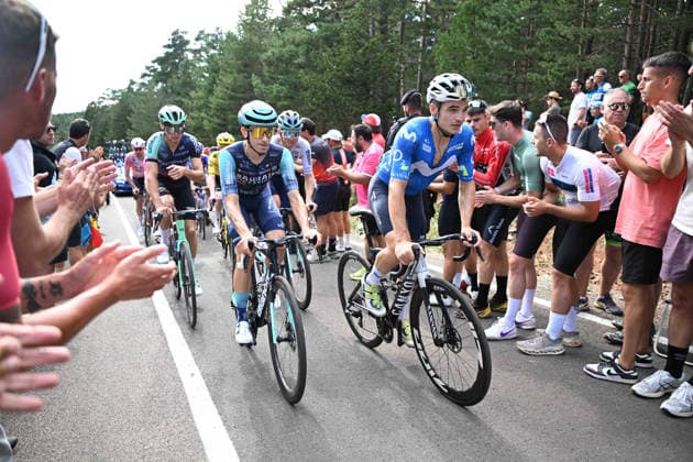 28-08-2026 Vuelta A Espana; Tappa 07 Vall D alba - Valdelinares; 2026, Bahrain Victorious; 2026, Movistar; Canal, Carlos; Valdelinares; 