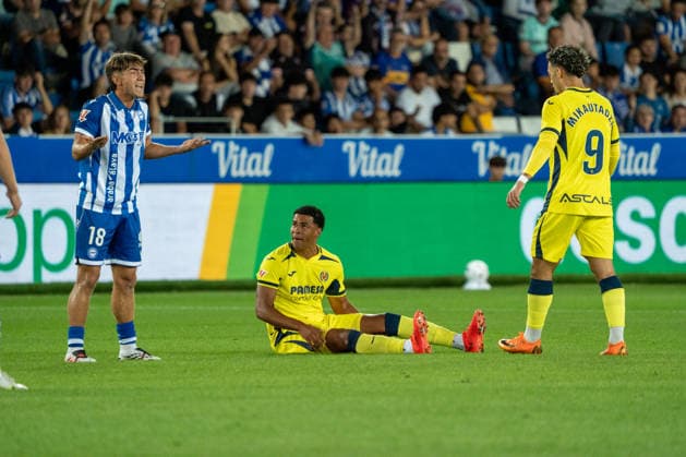 ESP: LaLiga EA Sports Deportivo Alaves v Villarreal CF Santiago Mourino of Villarreal during LaLiga EA Sports between Deportivo Alaves v Villarreal CF played at Mendizorroza Stadium in Vitoria Gasteiz on August 28, 2026 in Spain VITORIA Spain Futbol Copyright: xAgenciaxLOFx