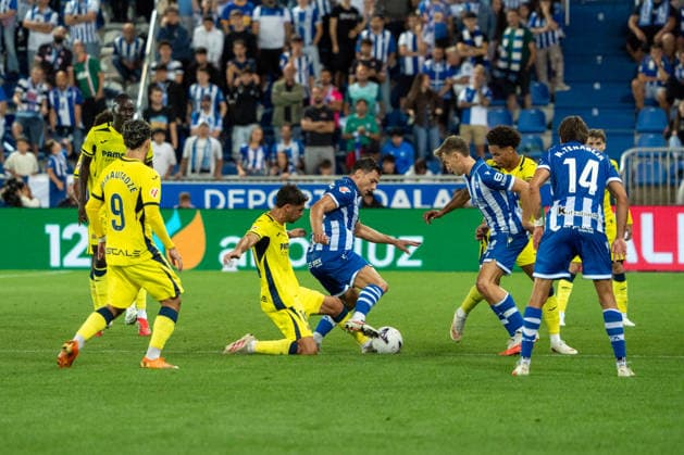 ESP: LaLiga EA Sports Deportivo Alaves v Villarreal CF Alberto Moleiro of Villarreal during LaLiga EA Sports between Deportivo Alaves v Villarreal CF played at Mendizorroza Stadium in Vitoria Gasteiz on August 28, 2026 in Spain VITORIA Spain Futbol Copyright: xAgenciaxLOFx