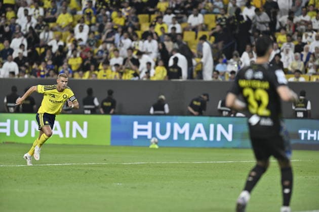 Saudi Arabia Pro League: Al-Nassr v Al-Taawon RIYADH, SAUDI ARABIA - AUGUST 28: Cristiano Ronaldo of Al-Nassr in action during the Saudi Arabia Pro League match between Al-Nassr and Al-Taawon at King Saud University Stadium in Riyadh, Saudi Arabia on August 28, 2026. Mohammed Saad Anadolu Riyadh Saudi Arabia. Editorial use only. Please get in touch for any other usage.  Copyright: x2026xAnadoluxMohammedxSaadx