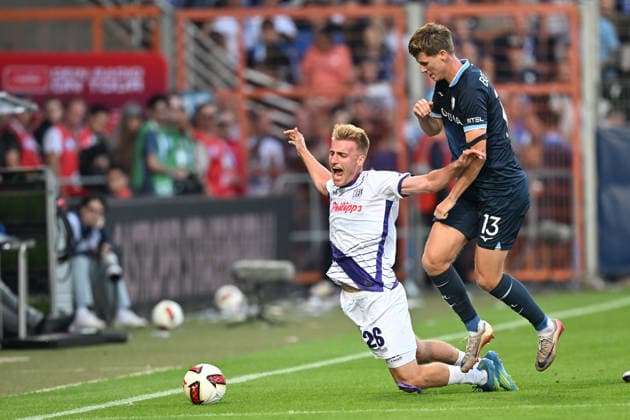 v. li. im Zweikampf Fridolin Wagner (Osnabrueck 26) Oliver Olsen (Bochum 13) 28.08.2026 ¢ Fussball ¢ VfL Bochum vs VfL Osnabrueck, Vonovia Ruhrstadion, Bochum, DFB DFL REGULATIONS PROHIBIT ANY USE OF PHOTOGRAPHS AS IMAGE SEQUENCES AND OR QUASI-VIDEO NRW Germany *** v li in a one-on-one duel: Fridolin Wagner (Osnabrück) 26, Oliver Olsen (Bochum) 13, August 28, 2026 ¢ Soccer ¢ VfL Bochum vs. VfL Osnabrück, Vonovia Ruhrstadion, Bochum, DFB DFL REGULATIONS PROHIBIT ANY USE OF PHOTOGRAPHS AS IMAGE SEQUENCES AND OR QUASI-VIDEO NRW Germany Copyright: xpepphotox xHorstxMauelshagenx pep00321, pep_20260828_hm