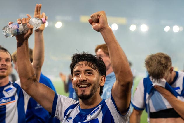 Deutschland: Fussball 2. Bundesliga, 3. Spieltag 2026 2027, Eintracht Braunschweig - Hertha BSC am 28.08.2026 in Braunschweig (Eintracht-Stadion): Kevin Sessa (Hertha BSC, 8) Jubel, Freude, Emotionen *** German Soccer 2. Bundesliga, Matchday 3, 2026–2027, Eintracht Braunschweig vs. Hertha BSC on August 28, 2026, at Eintracht Stadium in Braunschweig; Kevin Sessa (Hertha BSC); 8 scenes of celebration, joy, and emotion Copyright: xSvenxHeidmannx