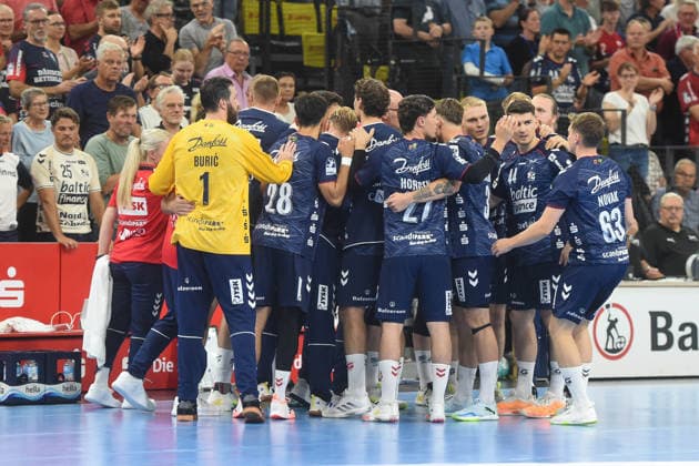 Handball I Herren I Saison 2026-2027 I Bundesliga I 1. Spieltag I SG Flensburg-Handewitt - ThSV Eisenach I 28.08.2026 Mannschaft SG Flensburg-Handewitt Copyright: xLobeca JanxKirschnerx