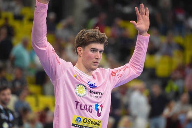 Handball I Herren I Saison 2026-2027 I Bundesliga I 1. Spieltag I SG Flensburg-Handewitt - ThSV Eisenach I 28.08.2026 Mats Grupe (25, ThSV Eisenach) Copyright: xLobeca JanxKirschnerx