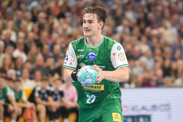 Handball I Herren I Saison 2026-2027 I Bundesliga I 1. Spieltag I SG Flensburg-Handewitt - ThSV Eisenach I 28.08.2026 Felix Aellen (22, ThSV Eisenach) Copyright: xLobeca JanxKirschnerx