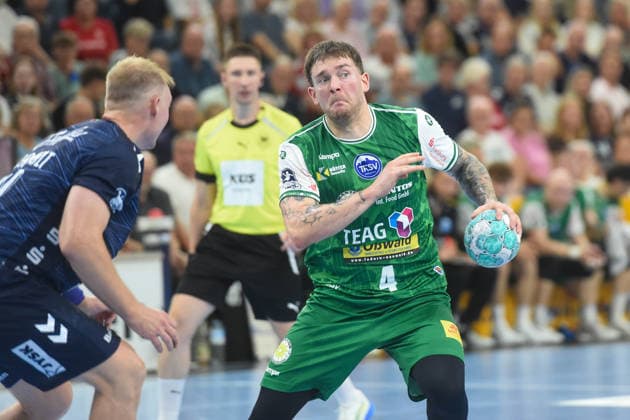 Handball I Herren I Saison 2026-2027 I Bundesliga I 1. Spieltag I SG Flensburg-Handewitt - ThSV Eisenach I 28.08.2026 Elias Scholtes (4, ThSV Eisenach) Copyright: xLobeca JanxKirschnerx