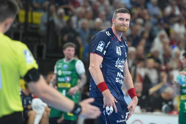 Handball I Herren I Saison 2026-2027 I Bundesliga I 1. Spieltag I SG Flensburg-Handewitt - ThSV Eisenach I 28.08.2026 Blaz Blagotinsek (43, SG Flensburg-Handewitt) Copyright: xLobeca JanxKirschnerx