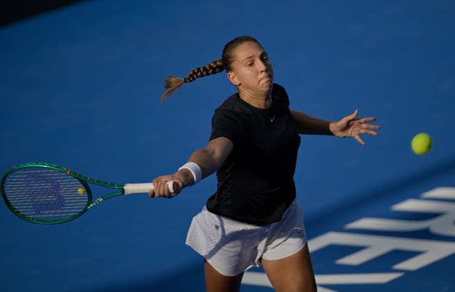 Monterrey Open tennis tournament Diane Parry of France in action against Ann Li of the USA during a match at the Monterrey Open tennis tournament Monterrey, Mexico, 28 August 2026. Monterrey Mexico  Copyright: xMiguelxSierrax