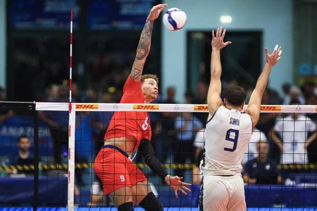 VOLLEYBALL - Friendly Match - FIPAV Men s Elite Cup - Italy vs. Cuba Photo by IPA ABACAPRESS.COM87881065 - Alejandro Miguel Gonzalez Rodriguez of Cuba in action during the 2026 FPhoto by IPA ABACAPRESS.COMV Cup Men s Elite match between Italy and Cuba—a volleyball exhibition match held in Messina, Italy, on August 28, 2026 Messina Italy  Copyright: xIPAxSport ABACAx