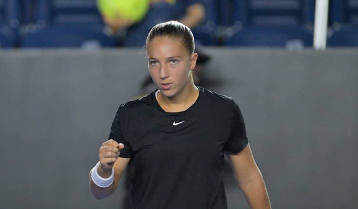 Monterrey Open tennis tournament Diane Parry of France reacts while in action against Ann Li of the USA during a match at the Monterrey Open tennis tournament Monterrey, Mexico, 28 August 2026. Monterrey Mexico  Copyright: xMiguelxSierrax