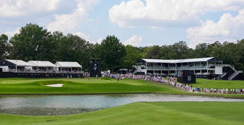 August 28, 2026, Atlanta, Georgia, USA: Scottie Scheffler (USA) lines up a putt on the 9th green during the second round of the 2026 TOUR Championship at East Lake Golf Club. Atlanta USA - ZUMAw109 20260828_fap_w109_037 Copyright: xDebbyxWongx