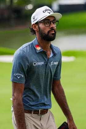 August 28, 2026, Atlanta, Georgia, USA: Akshay Bhatia (USA) walks off the 8th green during the second round of the 2026 TOUR Championship at East Lake Golf Club. PGA, Golf Herren 2026: TOUR Championship - Round 2  - ZUMAw109 20260828_fap_w109_040 Copyright: xDebbyxWongx