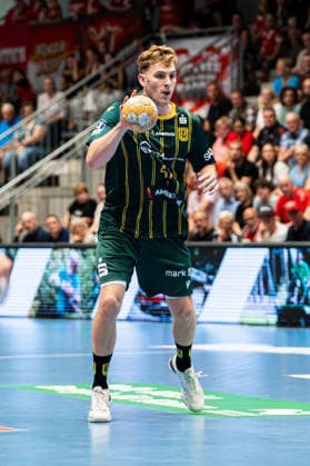 Hamm, Deutschland 28. August 2026: 2. HBL - 2026 2027 - Sp. 1 - ASV Hamm-Westfalen gegen VfL Eintracht Hagen Im Bild: Dustin Kraus (Hagen) WESTPRESS Arena Nordrhein Westfalen Copyright: xFotostandx xKruczynskix