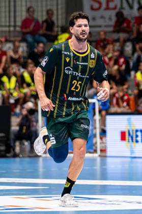 Hamm, Deutschland 28. August 2026: 2. HBL - 2026 2027 - Sp. 1 - ASV Hamm-Westfalen gegen VfL Eintracht Hagen Im Bild: Philip Jungemann (Hagen) WESTPRESS Arena Nordrhein Westfalen Copyright: xFotostandx xKruczynskix