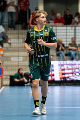 Hamm, Deutschland 28. August 2026: 2. HBL - 2026 2027 - Sp. 1 - ASV Hamm-Westfalen gegen VfL Eintracht Hagen Im Bild: Frederik Puls (Hagen) WESTPRESS Arena Nordrhein Westfalen Copyright: xFotostandx xKruczynskix