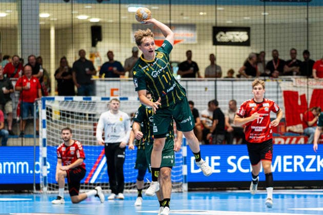 Hamm, Deutschland 28. August 2026: 2. HBL - 2026 2027 - Sp. 1 - ASV Hamm-Westfalen gegen VfL Eintracht Hagen Im Bild: Frederik Puls (Hagen) WESTPRESS Arena Nordrhein Westfalen Copyright: xFotostandx xKruczynskix