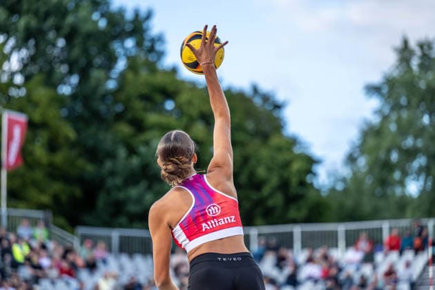 RECORD DATE NOT STATED German Beach Championship - Deutsche Beachvolleyball Meisterschaft Dortmund, Germany 28.08.2026 DORTMUND, GERMANY - AUGUST 28: Rika Dieckmann (Player 1, Eintracht Spontent Düsseldorf) during the German Beach Championship - Deutsche Beachvolleyball Meisterschaft at Dortmund on August 28, 2026 in Dortmund, Germany. Copyright: xBEAUTIFULxSPORTS PeterxWeberx