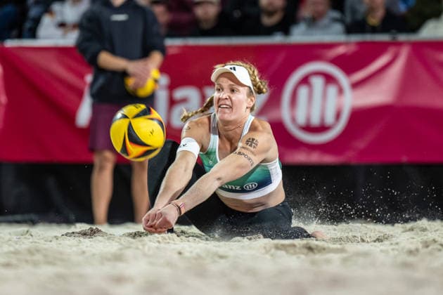 RECORD DATE NOT STATED German Beach Championship - Deutsche Beachvolleyball Meisterschaft Dortmund, Germany 28.08.2026 DORTMUND, GERMANY - AUGUST 28: Melanie Paul (Player 2, Eintracht Spontent) during the German Beach Championship - Deutsche Beachvolleyball Meisterschaft at Dortmund on August 28, 2026 in Dortmund, Germany. Copyright: xBEAUTIFULxSPORTS PeterxWeberx