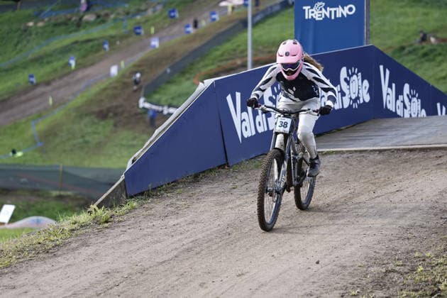 29.08.2026, Daolasa di Commezzadura, Black Snake, 2026 UCI MTB World Championship, WM, Weltmeisterschaft Women Junior s Finals DHI (downhill) Capella Martin 38 (NZL) Daolasa di Commezzadura Black Snake Trento Italy Copyright: xJustPictures.ch FrancescoxMinghettix jp-en-FrMi-_NG_0017