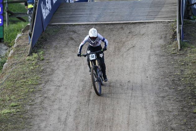 29.08.2026, Daolasa di Commezzadura, Black Snake, 2026 UCI MTB World Championship, WM, Weltmeisterschaft Women Junior s Finals DHI (downhill) Winter Bush 32 (USA) Daolasa di Commezzadura Black Snake Trento Italy Copyright: xJustPictures.ch FrancescoxMinghettix jp-en-FrMi-_NG_0040