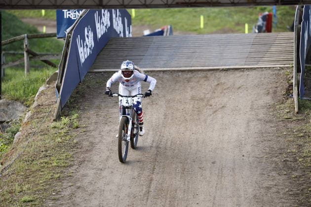 29.08.2026, Daolasa di Commezzadura, Black Snake, 2026 UCI MTB World Championship, WM, Weltmeisterschaft Women Junior s Finals DHI (downhill) Aletha Ostgaard 2 (USA) Daolasa di Commezzadura Black Snake Trento Italy Copyright: xJustPictures.ch FrancescoxMinghettix jp-en-FrMi-_NG_0381