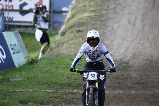 29.08.2026, Daolasa di Commezzadura, Black Snake, 2026 UCI MTB World Championship, WM, Weltmeisterschaft Women Junior s Finals DHI (downhill) Winter Bush 32 (USA) Daolasa di Commezzadura Black Snake Trento Italy Copyright: xJustPictures.ch FrancescoxMinghettix jp-en-FrMi-_NG_0043