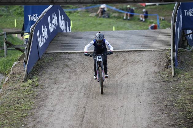 29.08.2026, Daolasa di Commezzadura, Black Snake, 2026 UCI MTB World Championship, WM, Weltmeisterschaft Women Junior s Finals DHI (downhill) Fantine Jeannerod 24 (FRA) Daolasa di Commezzadura Black Snake Trento Italy Copyright: xJustPictures.ch FrancescoxMinghettix jp-en-FrMi-_NG_0100