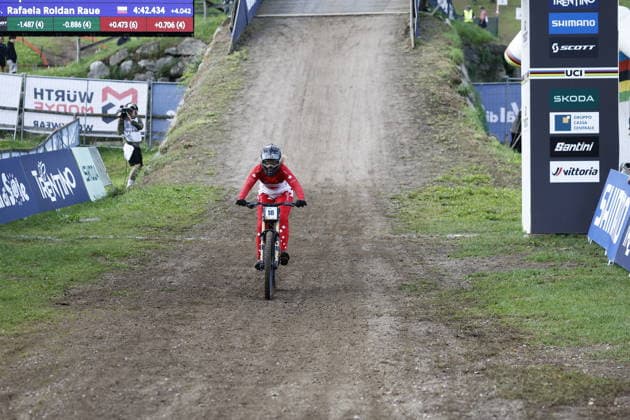29.08.2026, Daolasa di Commezzadura, Black Snake, 2026 UCI MTB World Championship, WM, Weltmeisterschaft Women Junior s Finals DHI (downhill) Jenna Foreman 18 (CAN) Daolasa di Commezzadura Black Snake Trento Italy Copyright: xJustPictures.ch FrancescoxMinghettix jp-en-FrMi-_NG_0128