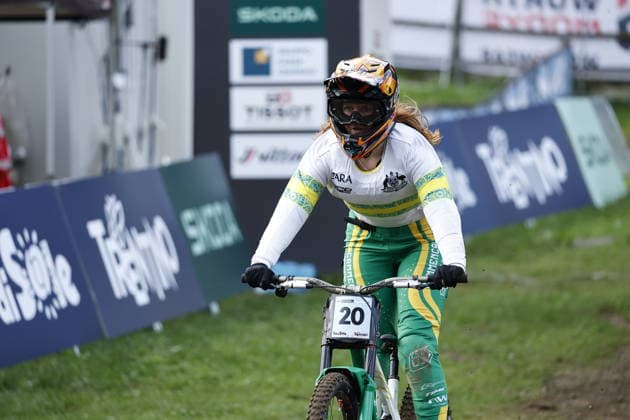 29.08.2026, Daolasa di Commezzadura, Black Snake, 2026 UCI MTB World Championship, WM, Weltmeisterschaft Women Junior s Finals DHI (downhill) Tilly Boadle 20 (AUS) Daolasa di Commezzadura Black Snake Trento Italy Copyright: xJustPictures.ch FrancescoxMinghettix jp-en-FrMi-_NG_0163