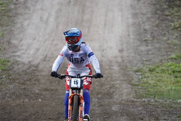 29.08.2026, Daolasa di Commezzadura, Black Snake, 2026 UCI MTB World Championship, WM, Weltmeisterschaft Women Junior s Finals DHI (downhill) Raina Logar 15 (USA) Daolasa di Commezzadura Black Snake Trento Italy Copyright: xJustPictures.ch FrancescoxMinghettix jp-en-FrMi-_NG_0190