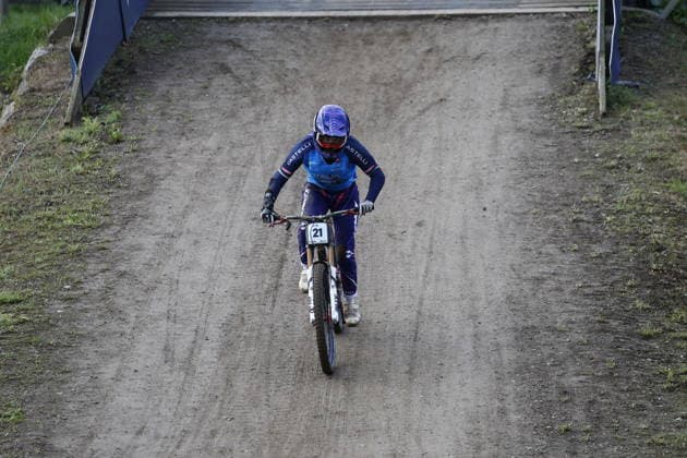 29.08.2026, Daolasa di Commezzadura, Black Snake, 2026 UCI MTB World Championship, WM, Weltmeisterschaft Women Junior s Finals DHI (downhill) Rebecca Bruno 21 (ITA) Daolasa di Commezzadura Black Snake Trento Italy Copyright: xJustPictures.ch FrancescoxMinghettix jp-en-FrMi-_NG_0120