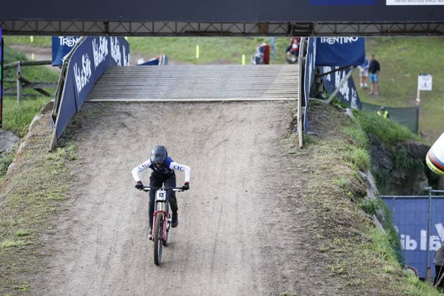 29.08.2026, Daolasa di Commezzadura, Black Snake, 2026 UCI MTB World Championship, WM, Weltmeisterschaft Women Junior s Finals DHI (downhill) Zoe Lugans 13 (FRA) Daolasa di Commezzadura Black Snake Trento Italy Copyright: xJustPictures.ch FrancescoxMinghettix jp-en-FrMi-_NG_0206