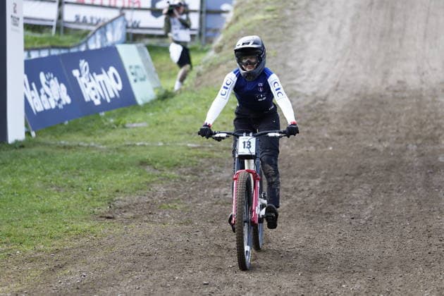 29.08.2026, Daolasa di Commezzadura, Black Snake, 2026 UCI MTB World Championship, WM, Weltmeisterschaft Women Junior s Finals DHI (downhill) Zoe Lugans 13 (FRA) Daolasa di Commezzadura Black Snake Trento Italy Copyright: xJustPictures.ch FrancescoxMinghettix jp-en-FrMi-_NG_0213