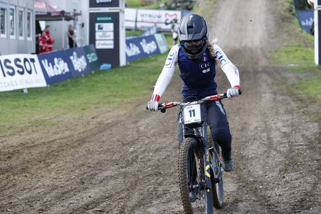 29.08.2026, Daolasa di Commezzadura, Black Snake, 2026 UCI MTB World Championship, WM, Weltmeisterschaft Women Junior s Finals DHI (downhill) Ava Chaumet Lagrange 11 (FRA) Daolasa di Commezzadura Black Snake Trento Italy Copyright: xJustPictures.ch FrancescoxMinghettix jp-en-FrMi-_NG_0242