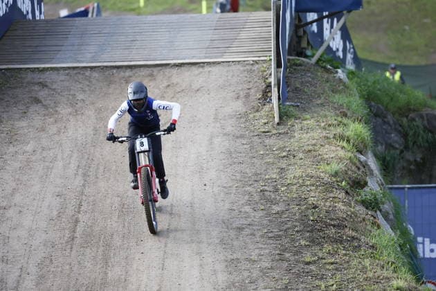 29.08.2026, Daolasa di Commezzadura, Black Snake, 2026 UCI MTB World Championship, WM, Weltmeisterschaft Women Junior s Finals DHI (downhill) Chloe Cres Clement 8 (FRA) Daolasa di Commezzadura Black Snake Trento Italy Copyright: xJustPictures.ch FrancescoxMinghettix jp-en-FrMi-_NG_0284