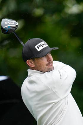 SUTTON COLDFIELD, ENGLAND - AUG 29: Joel Girrbach (SUI) plays from the sixth tee during delayed play in Round 2 at the 2026 Husqvarna British Masters at The Belfry, Sutton Coalfield on August 29, 2026 in Warwickshire, England The 2026 Husqvarna British Masters