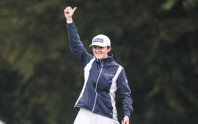2026 KPMG Women s Irish Open, The K Club, Kildare 29 8 2026 Lauren Walsh of Ireland after completing the 9th hole Lauren Walsh after completing the 9th hole 29 8 2026  Copyright: xx RDR_0220