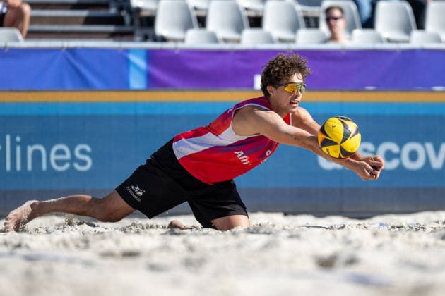 RECORD DATE NOT STATED German Beach Championship - Deutsche Beachvolleyball Meisterschaft Dortmund, Germany 29.08.2026 DORTMUND, GERMANY - AUGUST 29: Lui Wüst (Player 2, Eintracht Spontent) during the German Beach Championship - Deutsche Beachvolleyball Meisterschaft at Dortmund on August 29, 2026 in Dortmund, Germany. Copyright: xBEAUTIFULxSPORTS PeterxWeberx