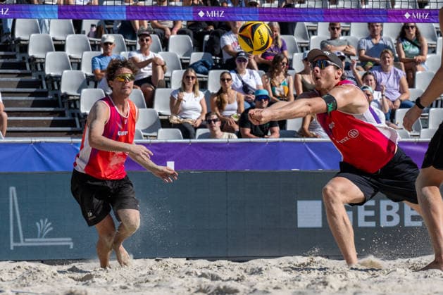 RECORD DATE NOT STATED German Beach Championship - Deutsche Beachvolleyball Meisterschaft Dortmund, Germany 29.08.2026 DORTMUND, GERMANY - AUGUST 29: Nils Ehlers (Player 1, ETV Hamburg), Lui Wüst (Player 2, Eintracht Spontent) during the German Beach Championship - Deutsche Beachvolleyball Meisterschaft at Dortmund on August 29, 2026 in Dortmund, Germany. Copyright: xBEAUTIFULxSPORTS PeterxWeberx