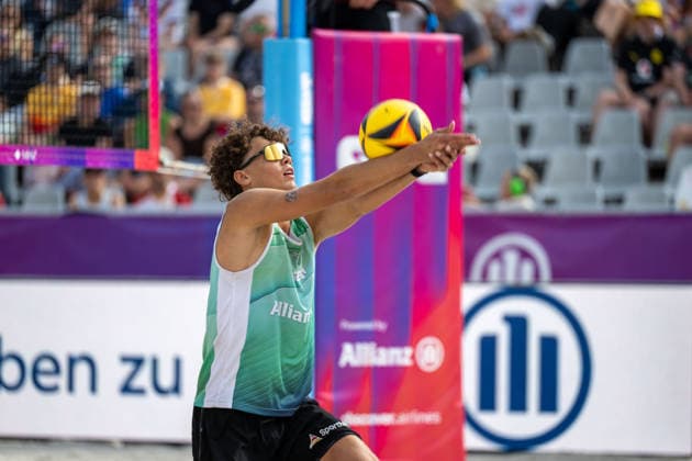 RECORD DATE NOT STATED German Beach Championship - Deutsche Beachvolleyball Meisterschaft Dortmund, Germany 29.08.2026 DORTMUND, GERMANY - AUGUST 29: Filo Wüst (Player 2, 1. BVC Berlin) during the German Beach Championship - Deutsche Beachvolleyball Meisterschaft at Dortmund on August 29, 2026 in Dortmund, Germany. Copyright: xBEAUTIFULxSPORTS PeterxWeberx