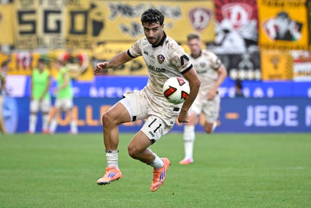 Kaan Inanoglu SG Dynamo Dresden SGD (11) Aktion am Ball 1. FC Heidenheim 1846 FCH vs SG Dynamo Dresden SGD 29.08.2026 DFL REGULATIONS PROHIBIT ANY USE OF PHOTOGRAPHS AS IMAGE SEQUENCES AND OR QUASI-VIDEO 1. FC Heidenheim 1846 FCH vs SG Dynamo Dresden SGD *** Kaan Inanoglu SG Dynamo Dresden SGD 11 Action on the Ball 1 FC Heidenheim 1846 FCH vs SG Dynamo Dresden SGD August 29, 2026 DFL regulations prohibit any use of photographs as image sequences and or QUASI-VIDEO 1 FC Heidenheim 1846 FCH vs. SG Dynamo Dresden SGD