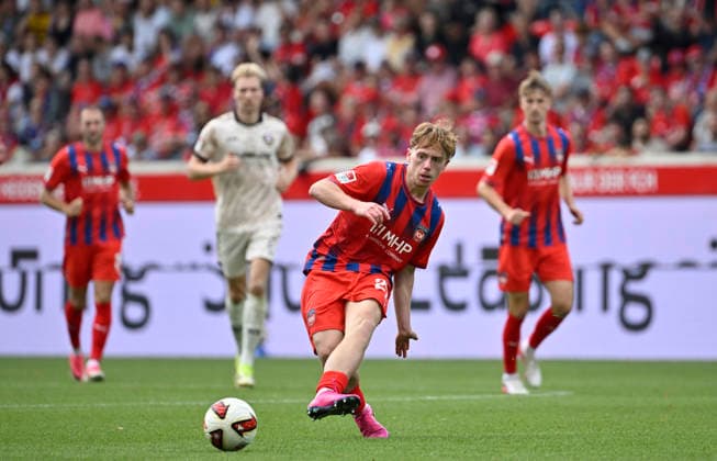 Michael Heule 1. FC Heidenheim 1846 FCH (27) Aktion am Ball 1. FC Heidenheim 1846 FCH vs SG Dynamo Dresden SGD 29.08.2026 DFL REGULATIONS PROHIBIT ANY USE OF PHOTOGRAPHS AS IMAGE SEQUENCES AND OR QUASI-VIDEO 1. FC Heidenheim 1846 FCH vs SG Dynamo Dresden SGD *** Michael Heule 1 FC Heidenheim 1846 FCH 27 Action on the Ball 1 FC Heidenheim 1846 FCH vs. SG Dynamo Dresden SGD August 29, 2026 DFL regulations prohibit any use of photographs as image sourcesQUENCES AND OR QUASI-VIDEO 1 FC Heidenheim 1846 FCH vs. SG Dynamo Dresden SGD